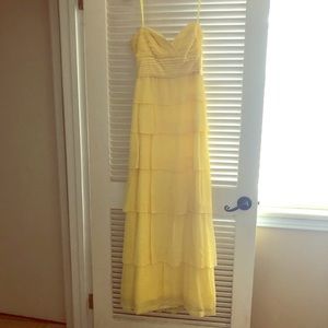 BCBG MAXAZARIA Yellow gown